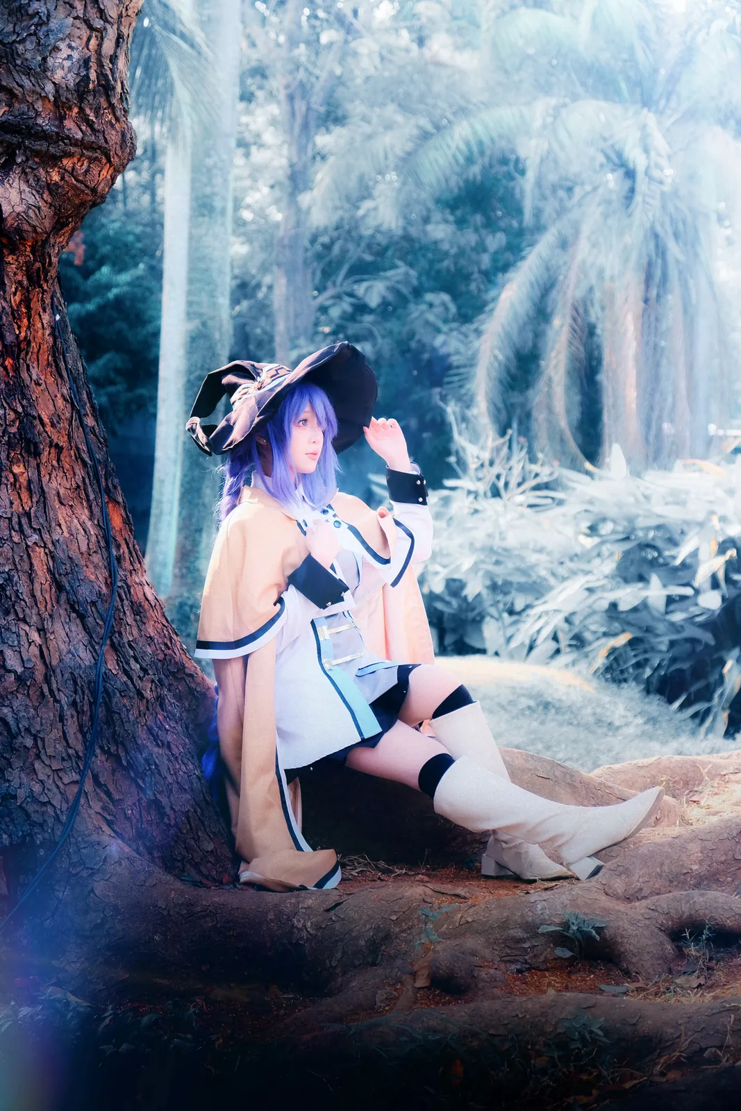 Roxy cosplay portrait photographed by Iki