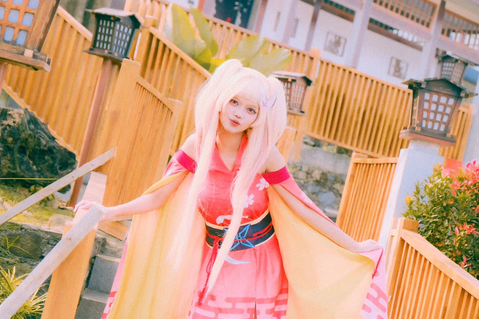 Kaguya cosplay portrait photographed by Iki