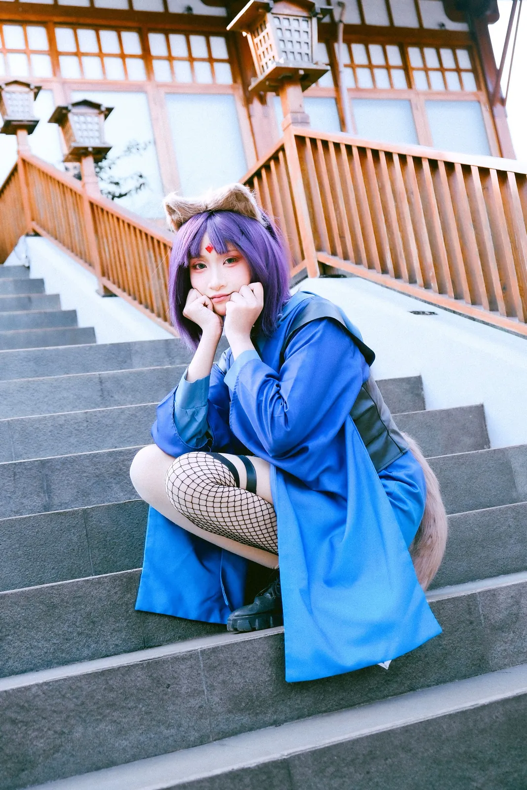 Iroha cosplay portrait photographed by Iki